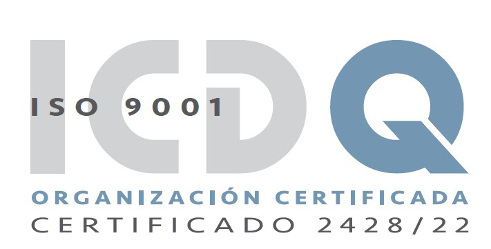 CNCMA CERTIFIED according to the NC ISO 9001-2015 Norm by the CERTIFICATION Institute, S.L. (ICDQ)